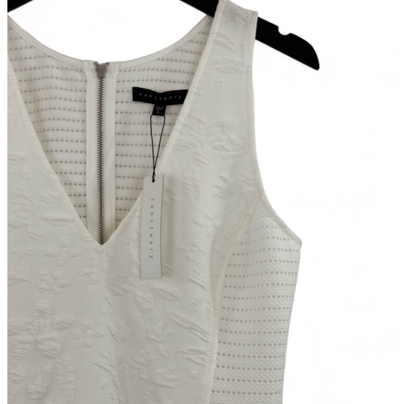 Sanctuary - Spring Fit & Flare Dress - White - New With Tag - Picture 6 of 16